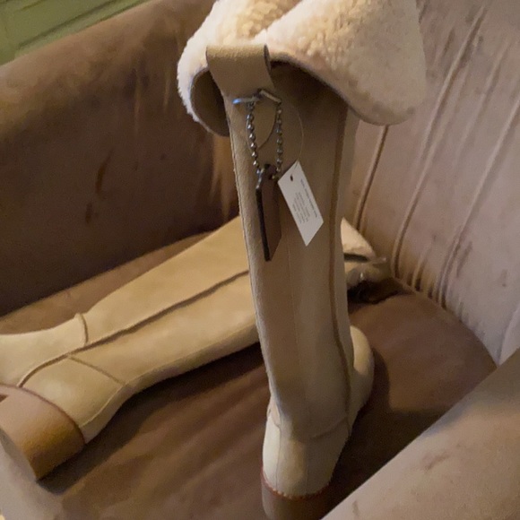 NIB Coach 2 way Shearling Boot - Picture 3 of 11